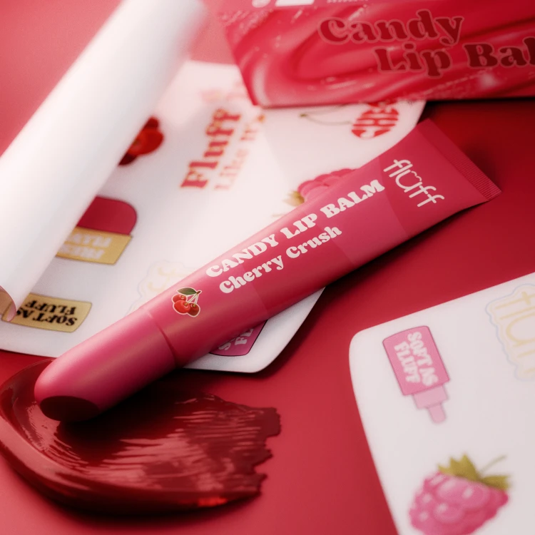 fluff lip balm cherry