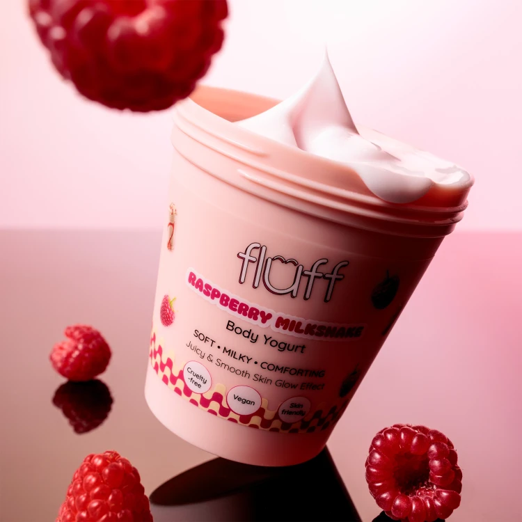 Fluff Raspberry Milkshake - Jogurt do ciała 180 ml produkt