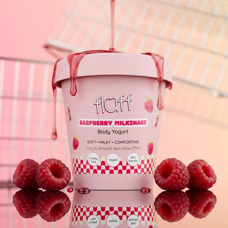 Fluff Raspberry Milkshake - Jogurt do ciała 180 ml hero