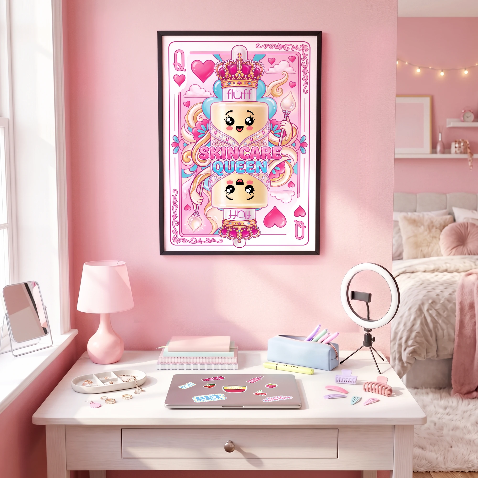 Fluff - Plakat B3 - Skincare Queen nasze tipy
