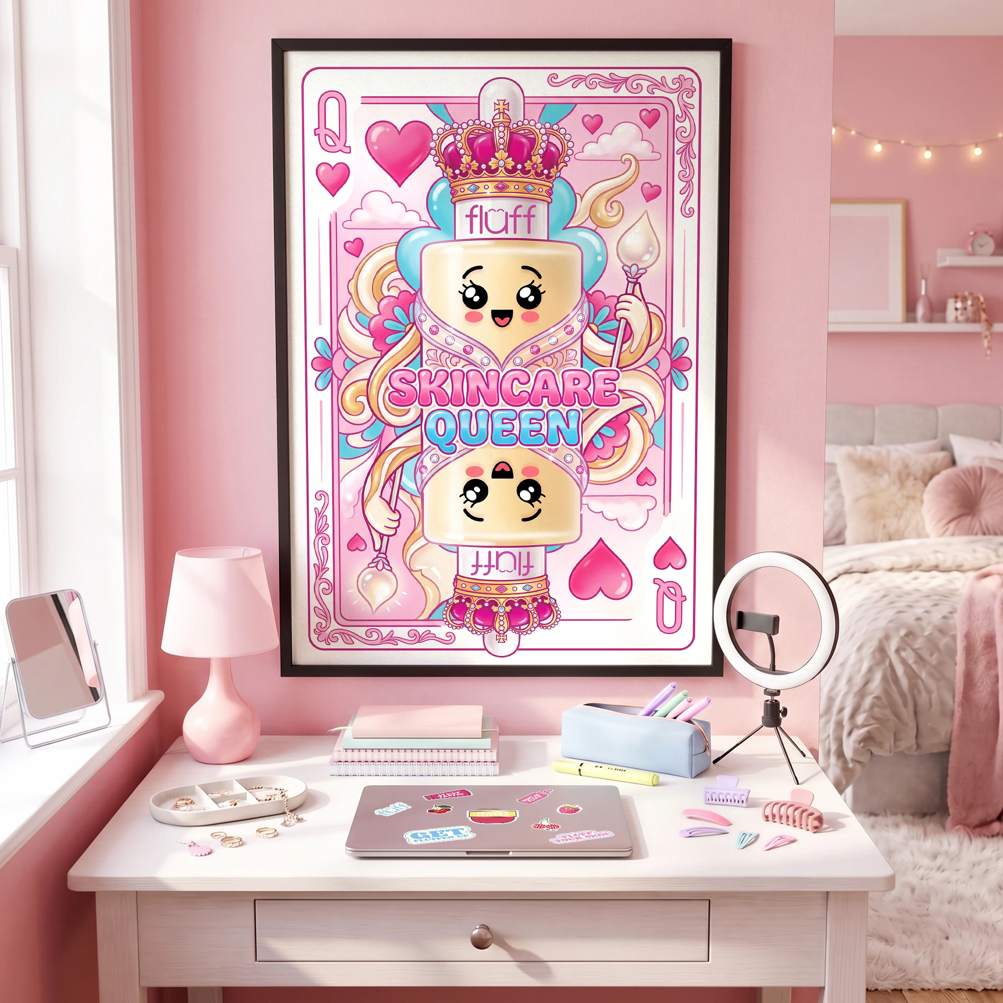 Fluff - Plakat B2 - Skincare Queen nasze tipy