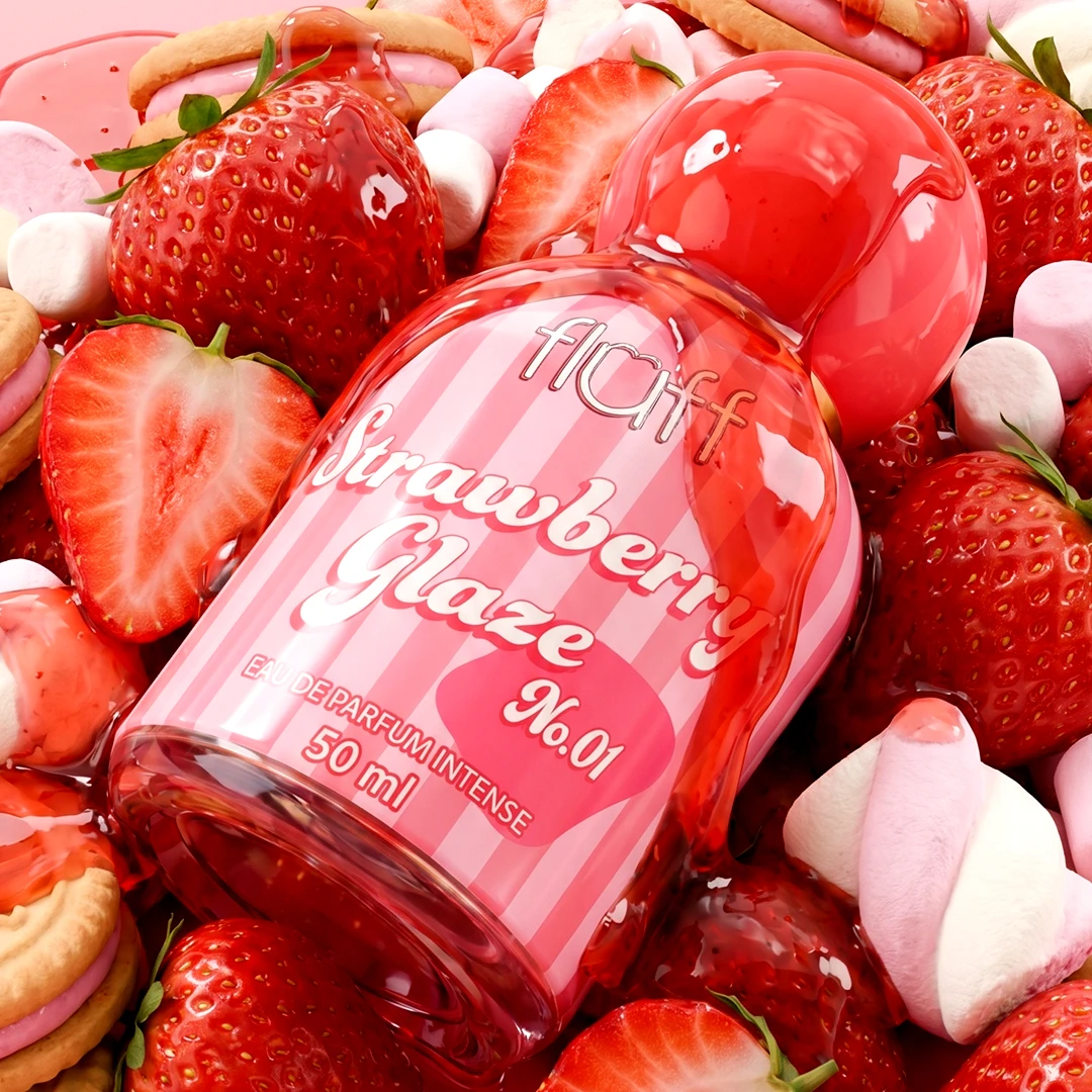 Fluff Eau de Parfum Intense - Strawberry Glaze No.01 50 ml opis produktu