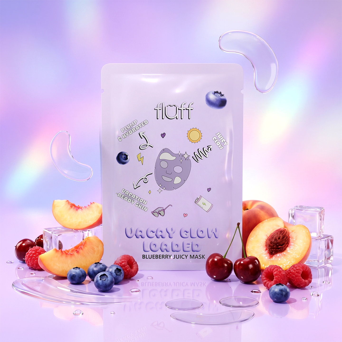 Maseczka do twarzy Fluff Blueberry Juicy Mask 1 szt.