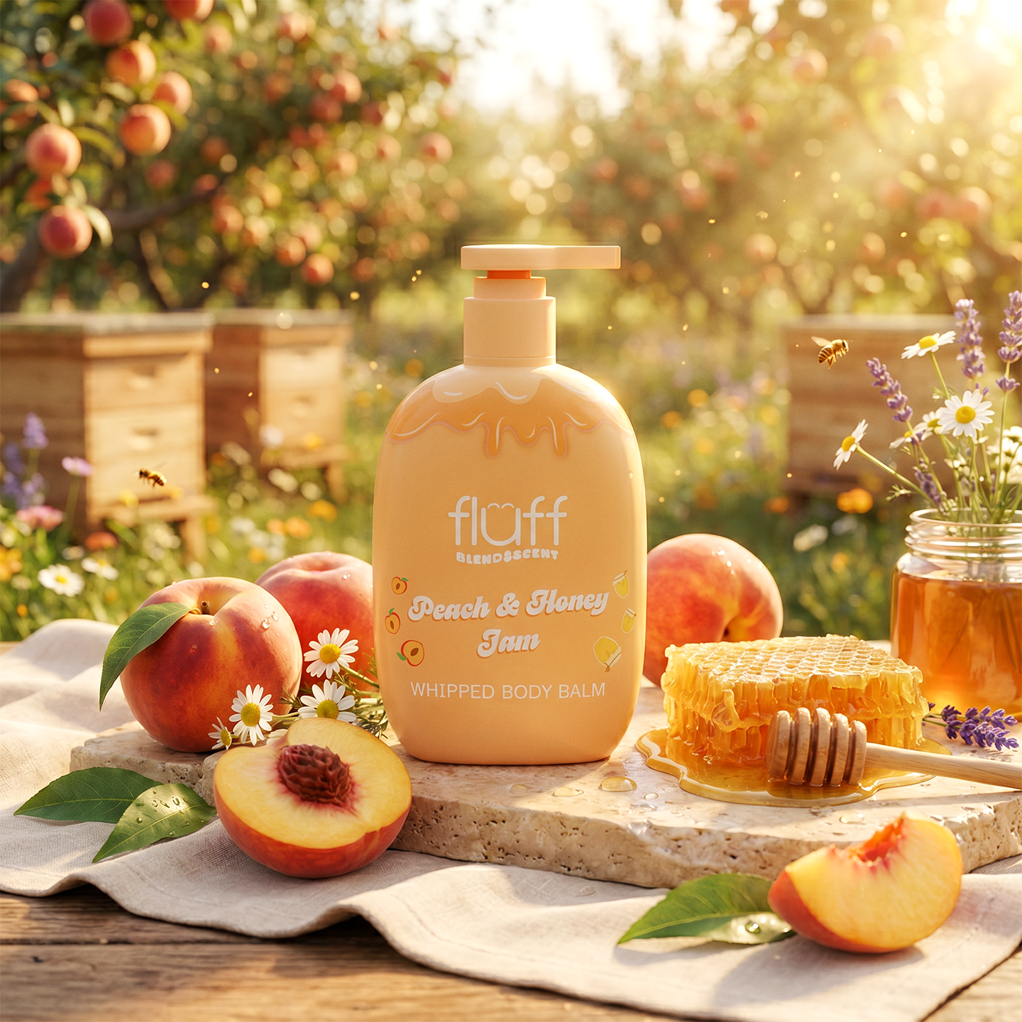Balsam do ciała Fluff Peach & Honey Jam 280 ml